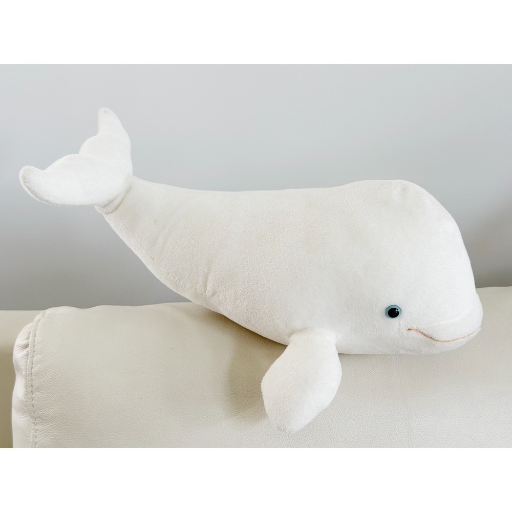 White Whale 16" Stuffed Animal Plush Destination Nation 2015 Ocean Handmade